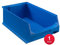 aidB Sichtlagerbox 500x300x200mm – Sortierboxen für Kleinteile – Lagerboxen für Werkstatt & Gewerbe – Kleinteilmagazin mit offener Front – Sortimentskasten für Schütten & Regalsysteme - Gr. 5.0 - Blau