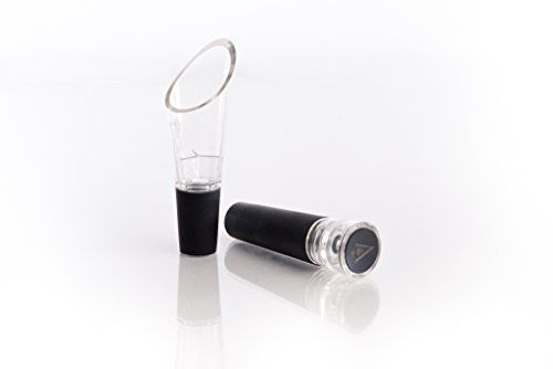 DeVine Wine Decanter Aerator and Wine Saver Wine Accessories Gift Set: - Mini Wine Vacuum Pump/Wine Sealer for Wine Storage to aerate, pour and preserve your Wine
