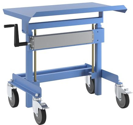 eurokraft | Materialständer | Tragfähigkeit 250 kg | lichtblau