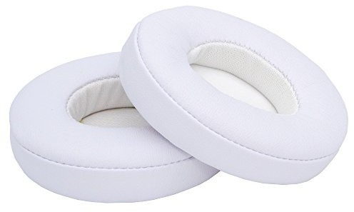 Cuscinetti Auricolari di Ricambio per Beats Studio 2 Wired/Studio 2 Wireless/Studio 3 Wired/Studio 3 Wireless Cuffie di MMOBIEL - Bianco