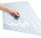 WELTRXE Anti-slip Bathtub Mat Pebbles Shower Mat Extra Large Anti-Bacterial Safety Bath Mat Suction Mat for Shower or Tub, Non-slip Bathroom Mat, 88 x 40CM, Clear