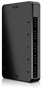 MasterFan hub 1 to 10 4PIN SATA PWM Fan Hub, Chassis Fan Cable hub Adapter, Strong Magnet adsorption is not Easy to Fall Off