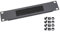 HMF 63389-02 Kabeldurchführung mit Bürsteneinsatz für Serverschrank | 10 Zoll | Schwarz