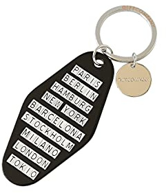 Gift Company - Key Club by GC, Schlüsselanhänger, Metropolen, schwarz