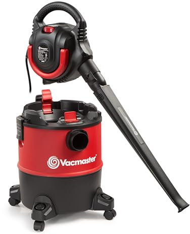 Vacmaster VBVB611PF 1101 6 Gal 5 Peak HP Wet/Dry Vac w. Detachable Blower