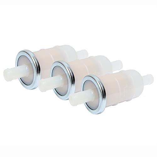 UK-Motors 3er Set Benzinfilter für Honda CBR600, CBR900, GL1500, NT650, NTV, ST1100, VFR, VT, XRV 750 Africa Twin - In-Line, 11 mm, Neu, Straßenmotorrad, 12 Monate Garantie