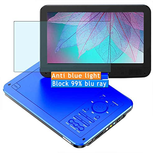 Vaxson 2-Pack Anti Blue Light Screen Protector, compatible with DBPOWER 10.5 Portable DVD Player, TPU Guard Film Protectors Sticker [NOT Tempered Glass] New
