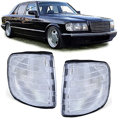 Tenzo-R Blinker weiß Paar links rechts für Mercedes S Klasse W126 79-91