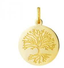 Argyor - Médaille Arbre de Vie Or jaune 18 carats - RACINES