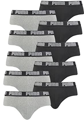 PUMA Basic Brief Men Herren Unterhose Pant Unterwäsche 10er Pack