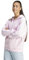 adidas Donna Essentials 3-Stripes French Terry Oversized Full-Zip Hoodie, Clear Pink, S