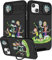 Ruike Family Qerrassa for iPhone 13 Case - Cute Cartoon Phone Cover with Camera Cover+Ring Stand - Kawaii Funny Trendy Case for Apple iPhone 13 6.1