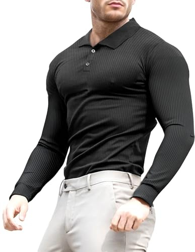 Lehmanlin Men's Slim Fit Athletic T-Shirt Polyester Casual Wear Soft Breathable Underwear