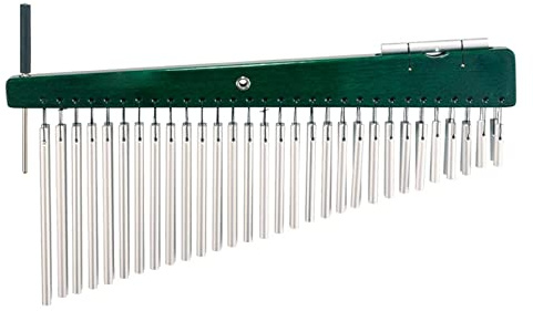 Klangplatten Percussion 60-teiliges Zweireihiges Grünes Windspiel Schallstrahl Schallbaum Schallvorhang Reihenglocke Glockenspiel