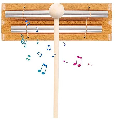 Meditation - Glockenspiel für Lehrer - Reaktives Klangspiel mit Holzhammer - chme Entspannung der Hände für Gebet Yoga Orientalische Musik