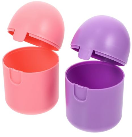 SOLUSTRE Menstruationstassen Dampfsterilisator Aufbewahrungsbox 2 Stück Kleiner Dampfgarer Sterilisationsbox aus Lebensmittelechtem Kunststoff Wiederverwendbar 22 X 15 X 15cm