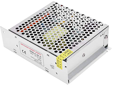 Adaptador de Controlador de Fuente de Alimentación de Interruptor de 12V CC, Protección contra Cortocircuitos, (S-120-12 (12V/10A/120W) CA 100-240V)