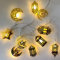 3 Meter LED Ramadan Lichterkette, 20LEDs Muslim Ramadan Lichterkette Eid Ramadan Laternen Lichterkette Ramadan Dekor Lichter Stern Mond Lichterketten für Zuhause Garten Geburtstag (A)
