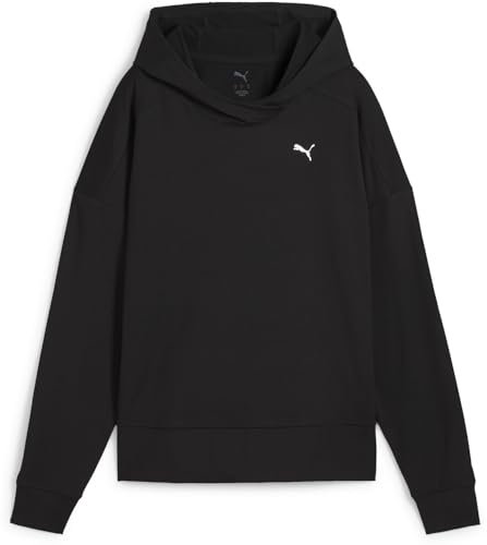 PUMA Damen CLOUDSPUN Hoodie Kapuzenpullis, PUMA Black-PUMA White, XS
