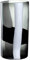 LEONARDO HOME Banda Nera Vase, 1 Stück, handgemachtes Kunstwerk voller Leidenschaft, Elegante Blumenvase, einzigartige Schönheit, Kunst-Unikat für Zuhause, Höhe 40,5 cm, schwarz, 047518
