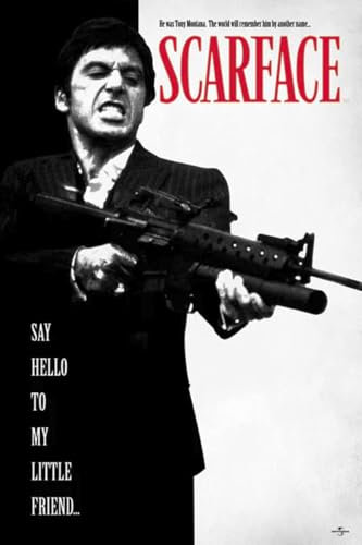Grindstore Scarface Maxi-Poster Say Hello To My Little Friend, laminiert