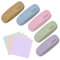 Scettar Set Da 5 Pezzi Custodia Occhiali Rigida, Custodia Occhiali Con Panno Per Pulizia Occhiali, Adatto Per Occhiali Da Sole, Occhiali Miopia, Occhiali Da Lettura