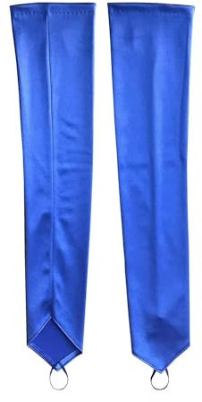 Blausky Damen Fingerlose Handschuhe,Lange Satin Handschuhe,Elegant Brauthandschuhe,Vintage Opernhandschuhe für Hochzeit Abschlussball Teeparty Party Kleidungs Zubehör,Adult Size,Blau