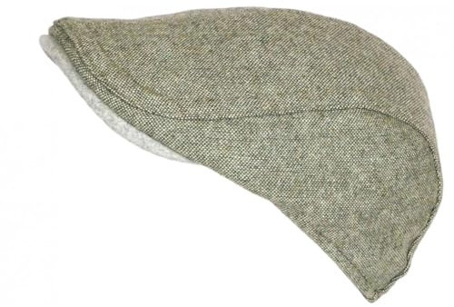 Nylney Herren-Mütze, grün, aus Wolle, schick, verstellbare Größe, grün, Einheitsgröße