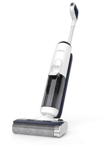 Tineco Floor One i5 Stretch Aspirateur Laveur, Aspirateur Sec et Humide, Aspiration Puissante 20 kPa, portée à Plat 180°, Nettoyage Deux Bords, 30 Min d'autonomie, Réservoirs d'eau Grande Capacité