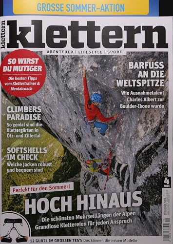 Klettern 4/2025 Hoch hinaus