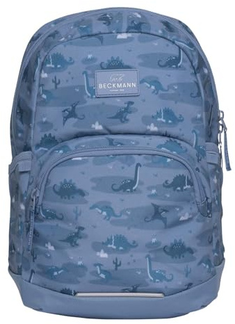 Beckmann Rucksack Freizeitrucksack Sport Mini Backpack 12L Dino World blaugrau