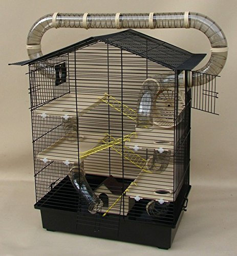 Super Hamsterkäfig, Hamsterburg Nagerkäfig, Käfig CH3 Plus in beige