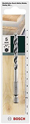 Bosch DIY Holzbohrer mit 1/4 “-Sechskantschaft (Ø 5 mm)