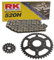 Kettensatz geeignet für KTM Duke 125 ABS 14-21 Kette RK 520 H 112 offen 14/45