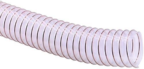 METERWARE - Leichte Saug-Druck PU-Spiralschläuche Druckschlauch Vakuumschlauch Spiralschlauch (Schlauch Ø innen: 300 mm/lebensmittelecht)