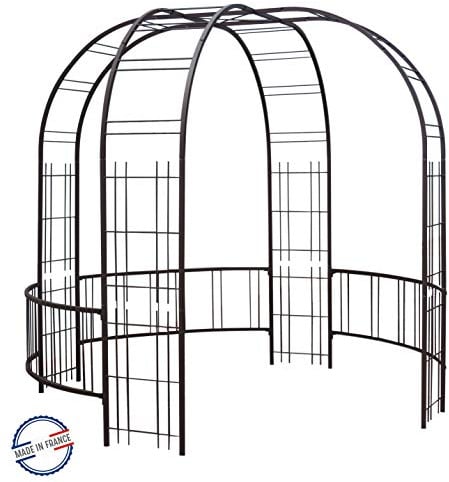 Pavillon, Premium, quadratisch, 25 cm, 265 x 250 cm, Eisen, antik – hergestellt in Frankreich
