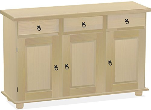 Sideboard Birke Rio Classico Esszimmer Holz Pinie Massivholz Echtholz Farbe wählbar Brasilmöbel