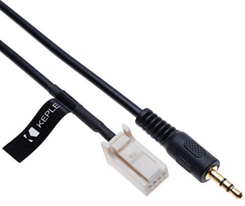 Keple AUX-Eingangs-Audiokabel-Adapter Kompatibel mit Suzuki SX4 Grand Vitara Swift Jimny Clarion Autoradio und Subaru BRZ Forester Outback Legacy Impreza | 8 Pin | 1.5m