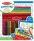 Melissa & Doug Created by Me! Stencil Art Coloring Activity Kit in Storage Pouch - 170+ Designs, 6 Markers, 2 Crayons, Paper