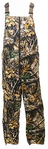 HOT SHOT Isoliertes Realtree Camouflage-Lätzchen für Herren, verstellbare Höhe, Beinreißverschluss, entworfen für ganztägigen Komfort