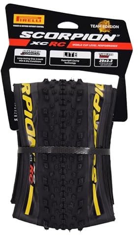 Pirelli Scorpion XC RC Lite 29 x 2.2 Yellow, Adultos Unisex, Negro, ESTANDAR