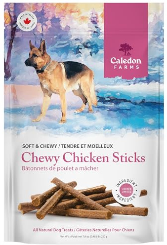 Caledon Farms Chewy Chicken Sticks Dog Treats: 220G/7.8OZ