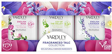 Yardley London Traditional Talc Trio Gift Set, 3x50g