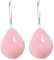 Jeweloporium Rose Quartz rose Boucle d'oreille en argent sterling 925 pour femme Gemme Cocktail Boucle D'oreille Halloween - Cadeau victorien Bijoux