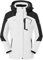 donhobo Damen Winter Softshelljacke Fleece Funktionsjacke Warme Outdoor Winddicht Wanderjacke Gefüttert Skijacke Trekkingjacke (Weiß schwarz, XL)