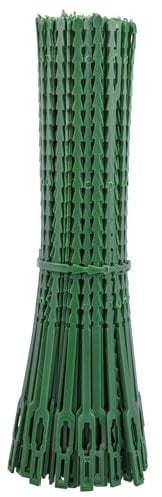 Bestgle pflanzenbinder verstellbar 150 stück pflanze kabelbinder wiederverwendbar kunststoff gartenbinder pflanzenunterstützung für topfpflanzen gartenbaum sträucher binden grün 230mm