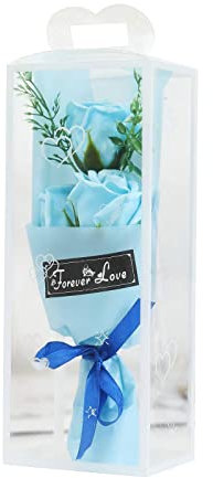 TianWlio Blumenstrauß Puppe Blumenstrauß Mädchen Geburtstagsgeschenk Valentinstagsgeschenk für Freundin Frank Flechtwaren (C, One Size)