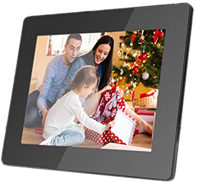 Digitaler Bilderrahmen 8 Zoll WiFi Digitaler Rahmen IPS Touchscreen 1080P Bilderrahmen 16GB Großer Speicher Teilen Sie Momente sofort über Mobile APP