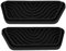 TOPINCN 2Pcs Anti Splash Fridge Water Drip Tray & Catcher for Cooler Coffee Machines for Authentic Ge Replacement Parts Convenient Trapezoidal Drain Dispenser Design (Black)