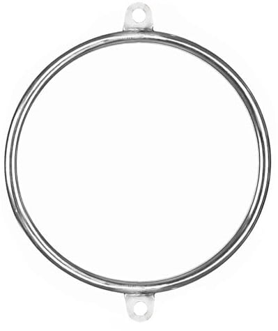 Prior Fitness Mini Lyra Hoop Set, 17 Zoll Klein Aerial Hoop Kit Zirkus Aerial Equipment Edelstahl Aerial Yoga für Home Fitness